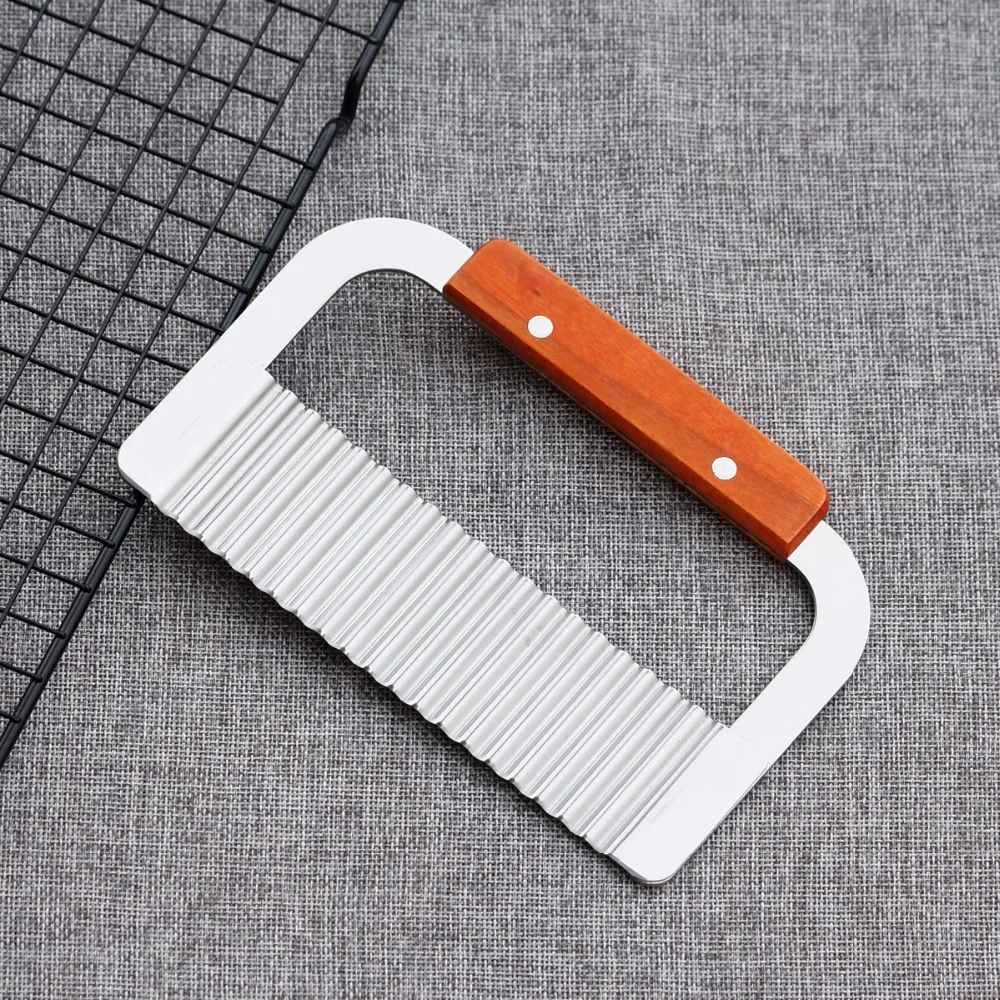Potato Cutter Wavy Edged Knife Stainless Steel Vegetable Fruit Salad Chopping Knife Cooking Tools Kitchen Gadget Accessories
Potato Cutter Wavy Edged Knife Stainless Steel Vegetable Fruit Salad Chopping Knife Cooking Tools Kitchen Gadget Accessories