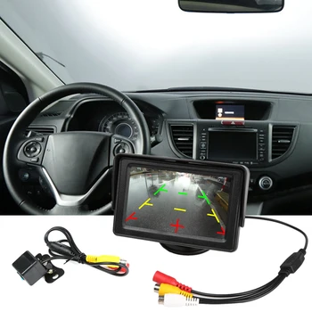 VODOOL 4.3 Inch LCD Car Monitor +Car Rearview Reversing Parking Camera Night Vision Parking Backup Monitor System Assistance
VODOOL 4.3 Inch LCD Car Monitor +Car Rearview Reversing Parking Camera Night Vision Parking Backup Monitor System Assistance