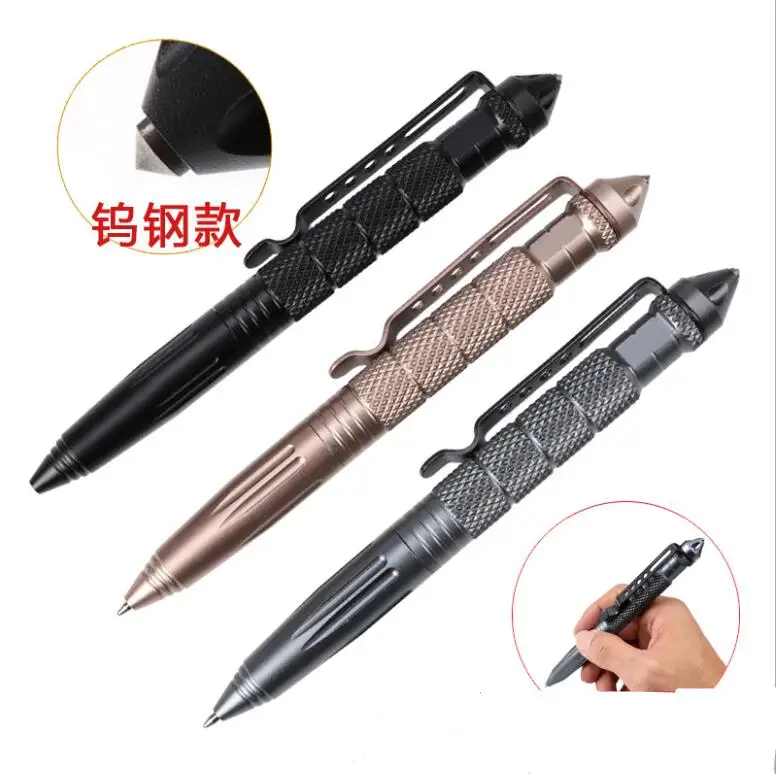 200pcs/lot Tactical Pens EDC Aluminum Glass Breaker Self Defense Tactical Survival Pen Multi-function Camping Writing Tool
200pcs/lot Tactical Pens EDC Aluminum Glass Breaker Self Defense Tactical Survival Pen Multi-function Camping Writing Tool