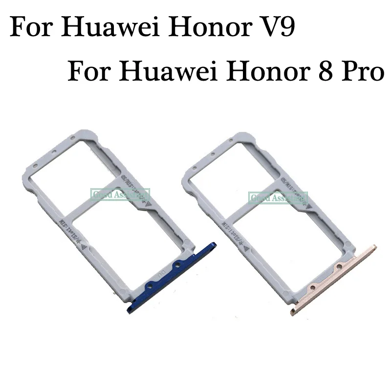 Для Huawei Honor 8 Pro DUK-L09 / V9 DUK-AL20 DUK-TL30 лоток sim-карты Micro SD карты держатель Слот запчасти