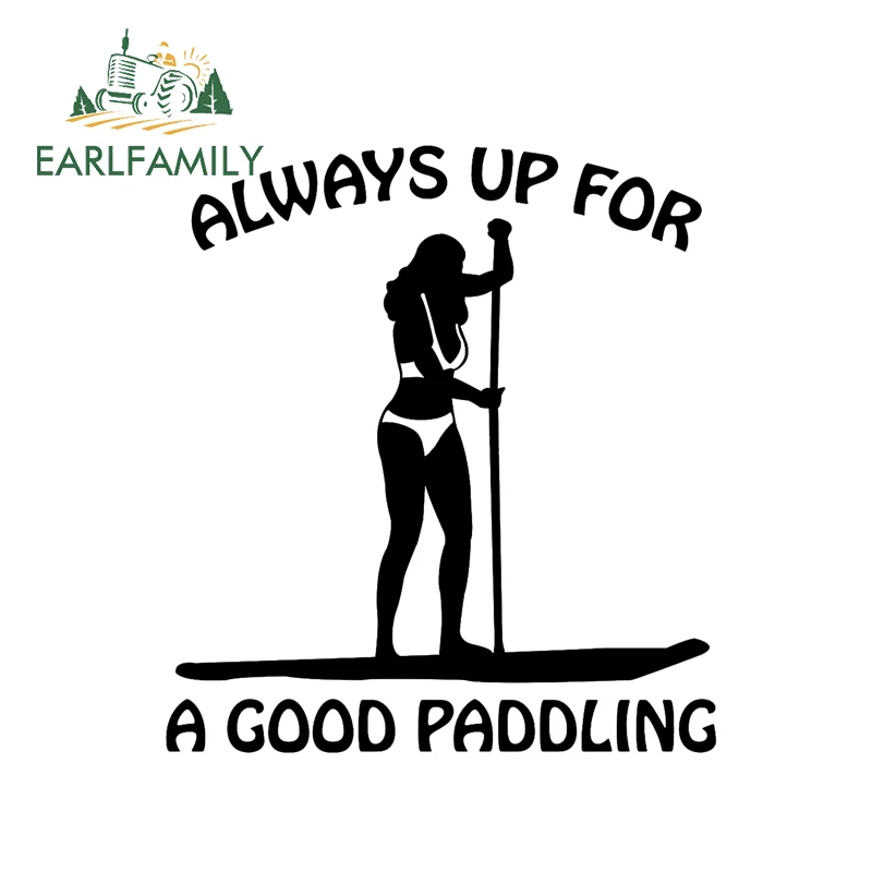 EARLFAMILY New Sup Stand Up Paddle Board Girl Sticker Car Window Truck Bumper SUV Door Vinyl Decal Car Styling Black/Silver
EARLFAMILY New Sup Stand Up Paddle Board Girl Sticker Car Window Truck Bumper SUV Door Vinyl Decal Car Styling Black/Silver