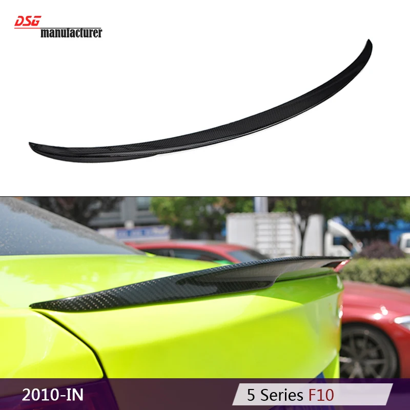 2010 - 2016 M performance style F10 carbon fiber rear trunk spoiler for BMW 5 series 518d 520i 525d 530i 535i 550i car styling
2010 - 2016 M performance style F10 carbon fiber rear trunk spoiler for BMW 5 series 518d 520i 525d 530i 535i 550i car styling