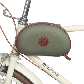 Tourbon Retro Bike Frame Tube Bag Bicycle Front Handlebar Pouch Carrier Green Waxed Canvas Waterproof Cycling Accessories
Tourbon Retro Bike Frame Tube Bag Bicycle Front Handlebar Pouch Carrier Green Waxed Canvas Waterproof Cycling Accessories