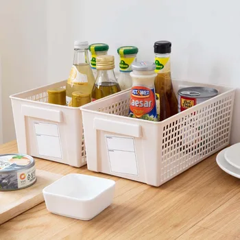Label Plastic Storage Basket Desktop Snack Storage Basket Kitchen Storage Basket Bathroom Storage Box Basket
Label Plastic Storage Basket Desktop Snack Storage Basket Kitchen Storage Basket Bathroom Storage Box Basket