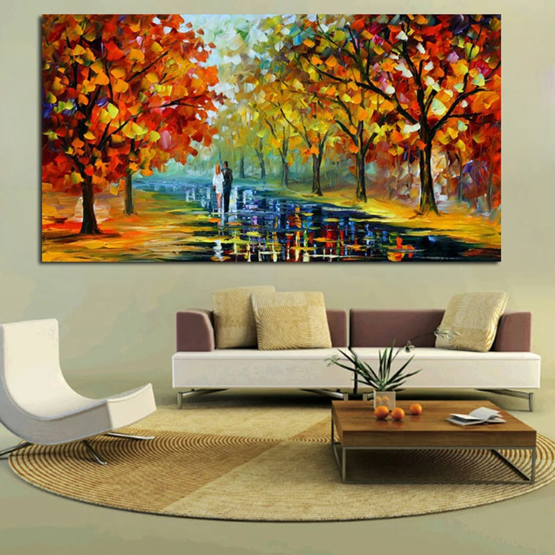 Free shipping Abstract Colourful Autumn Scenery Knife Oil Painting On Canvas Walking in the Scenery Picture Wall Art Home Decor
Free shipping Abstract Colourful Autumn Scenery Knife Oil Painting On Canvas Walking in the Scenery Picture Wall Art Home Decor