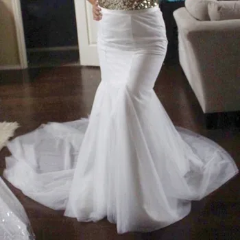 White 2019 Trumpet Women's Skirts Tiered Maxi Floor-Length Custom Made Waist Zipper Formal Party Skirt Mermaid Prom Skirts
White 2019 Trumpet Women's Skirts Tiered Maxi Floor-Length Custom Made Waist Zipper Formal Party Skirt Mermaid Prom Skirts