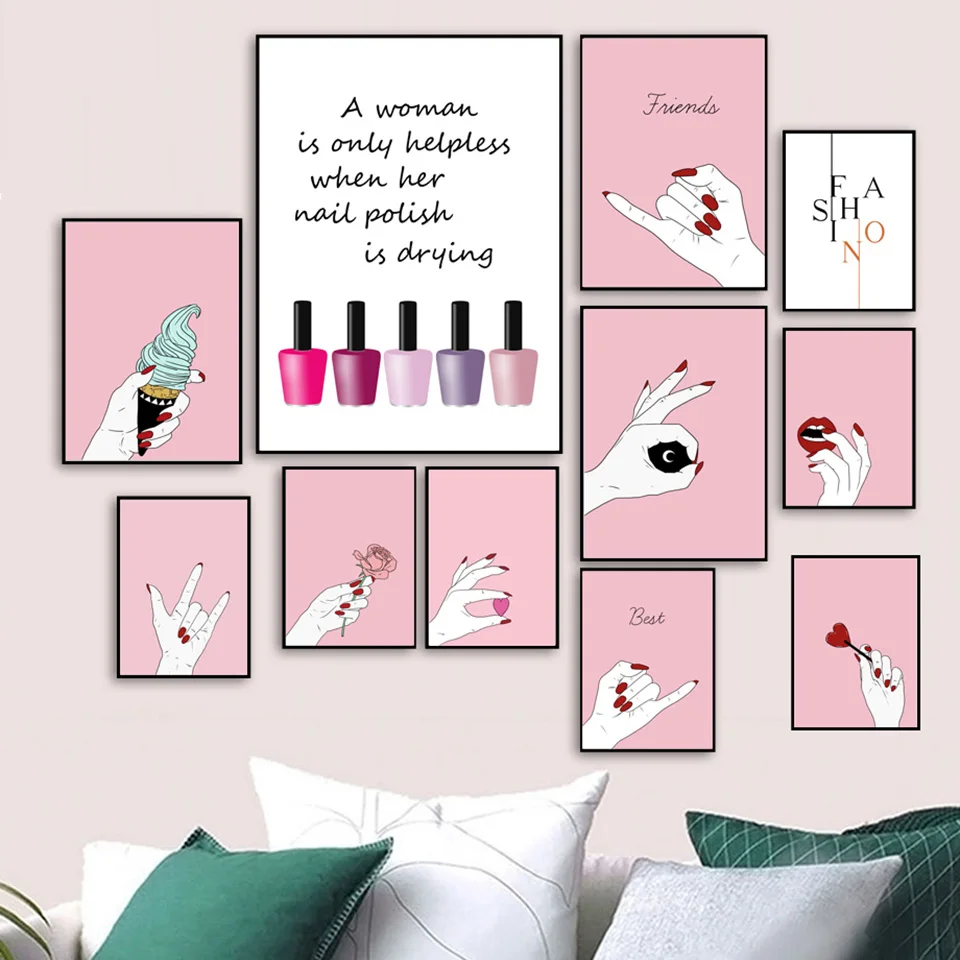 Canvas Printed Modern Nordic Color Nail Polish Poster Home Decoration Painting Wall Art Simple Pictures For Living Room Modular
Canvas Printed Modern Nordic Color Nail Polish Poster Home Decoration Painting Wall Art Simple Pictures For Living Room Modular