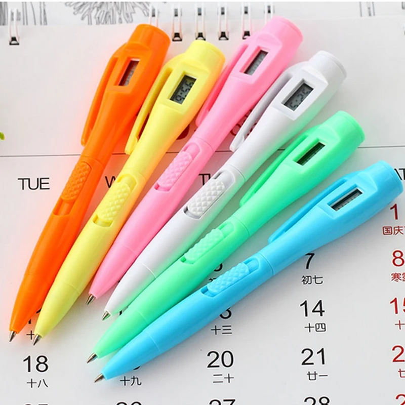 1 Pc Electronic Watch Ball Pen for Office Clock Test Creative Ballpoint Pen Office Student Supplies
1 Pc Electronic Watch Ball Pen for Office Clock Test Creative Ballpoint Pen Office Student Supplies