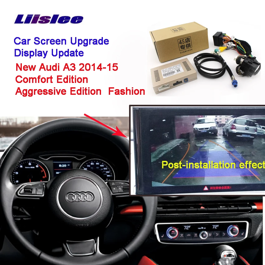 Original car screen upgrade display update New for Audi A3 2014 2015 Rear Backup Camera recorder recorder + DVD + CMMB
Original car screen upgrade display update New for Audi A3 2014 2015 Rear Backup Camera recorder recorder + DVD + CMMB