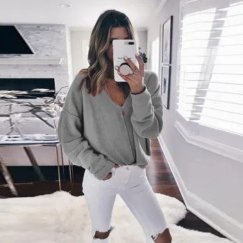 Women Sexy Deep V Neck Long Sleeve Knitted Tops 2019 Spring Autumn Soft Elegant Jumper Sweater For Woman Baggy Solid Knitwear
Women Sexy Deep V Neck Long Sleeve Knitted Tops 2019 Spring Autumn Soft Elegant Jumper Sweater For Woman Baggy Solid Knitwear