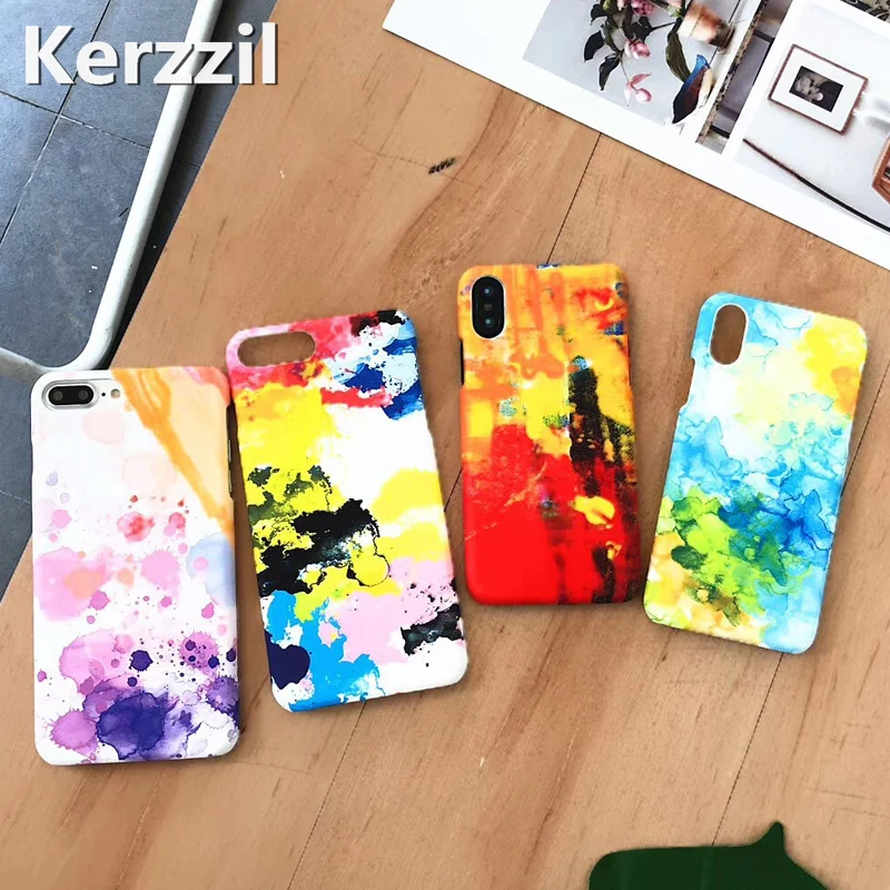 Kerzzil Lovely Colorful Graffiti Hard PC Case For iPhone X XS 8 7 6 Half-Wrapped Graffiti Case For iPhone 8 7 6 6S Plus
Kerzzil Lovely Colorful Graffiti Hard PC Case For iPhone X XS 8 7 6 Half-Wrapped Graffiti Case For iPhone 8 7 6 6S Plus