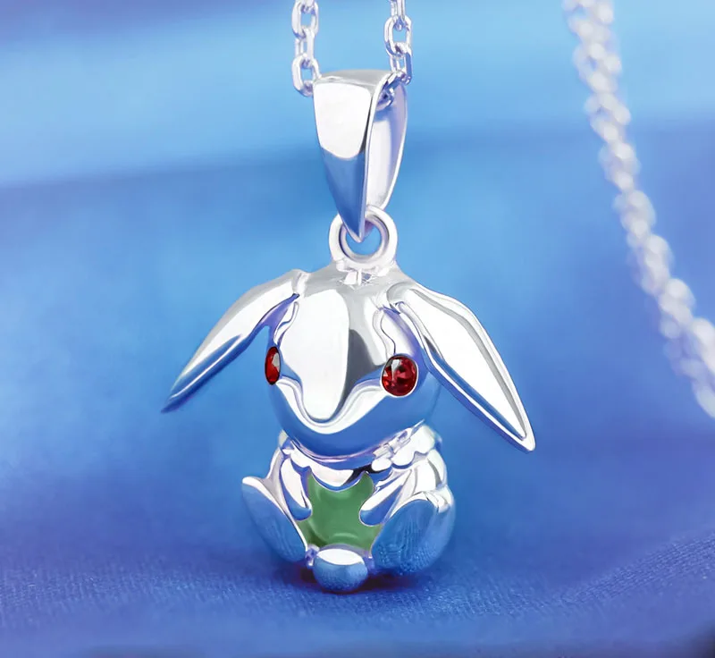 Date A Live Yoshino Zadkiel Rabbit 925 Sterling Silver Necklace Pendant Anime Cosplay Prop Christmas Gift N1
Date A Live Yoshino Zadkiel Rabbit 925 Sterling Silver Necklace Pendant Anime Cosplay Prop Christmas Gift N1