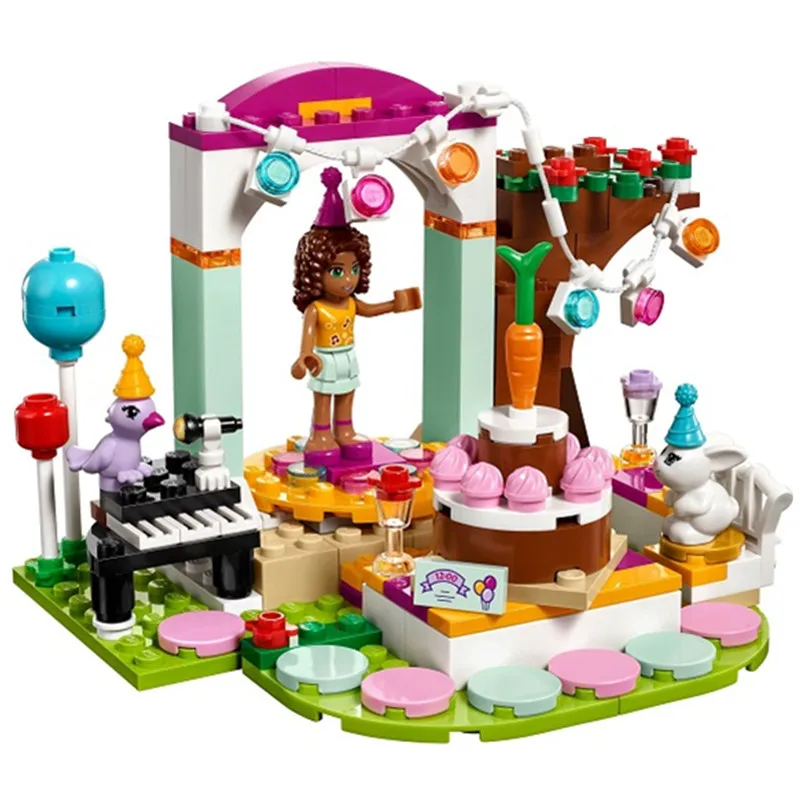 194pcs Friends Series Girls Birthday Party Model Building Blocks Pretend Play Music Game Bricks Toys for Children
194pcs Friends Series Girls Birthday Party Model Building Blocks Pretend Play Music Game Bricks Toys for Children