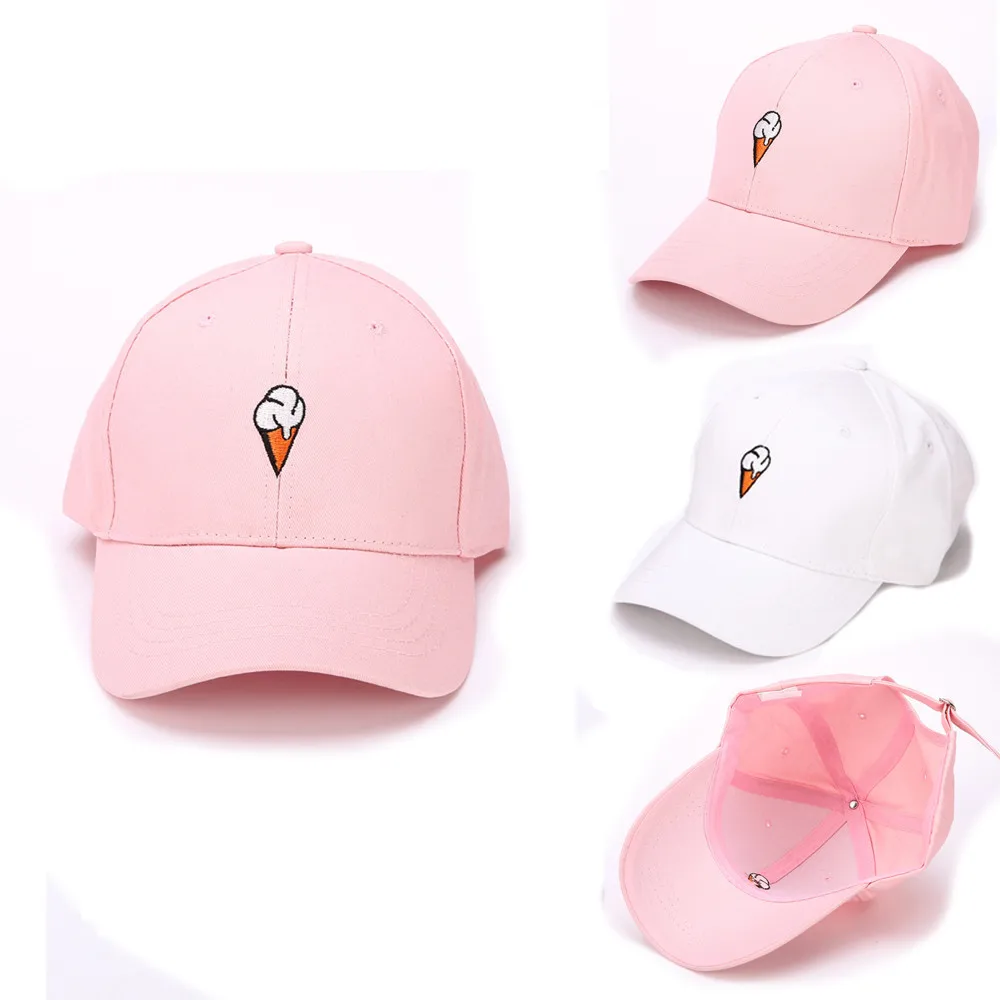 Pink/White Fashion Men Women Ice Cream Embroidery Peaked Hat HipHop Curved Strapback Baseball Cap Adjustable casquette Summer @
Pink/White Fashion Men Women Ice Cream Embroidery Peaked Hat HipHop Curved Strapback Baseball Cap Adjustable casquette Summer @