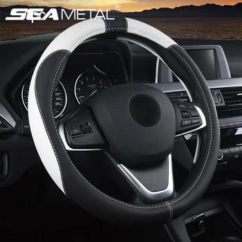 Universal 37 38cm Car Steering Wheel Cover 5 Colors PU Leather Anti-slip Auto Steering-wheel Covers Sports Car Styling Interior
Universal 37 38cm Car Steering Wheel Cover 5 Colors PU Leather Anti-slip Auto Steering-wheel Covers Sports Car Styling Interior