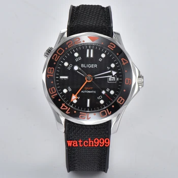 Bliger 41mm sterile navy blue black dial GMT sapphire glass automatic men's casual watch waterproof mechanical watch
Bliger 41mm sterile navy blue black dial GMT sapphire glass automatic men's casual watch waterproof mechanical watch