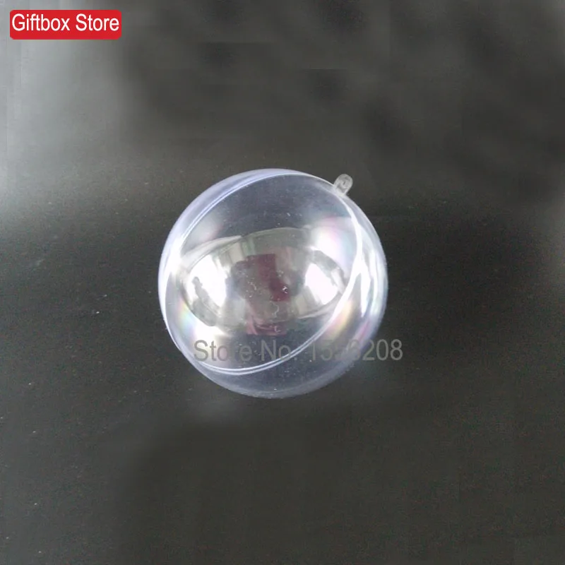 lot of 5 Fillable hollow ball clear plastic decoration ball diy Xmas ornament (90mm)
lot of 5 Fillable hollow ball clear plastic decoration ball diy Xmas ornament (90mm)