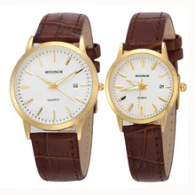 New WOONUN Top Brand Luxury Couple Watches For Lovers Fashion Lover Pair Watches Waterproof Shockproof Quartz Thin Watch Leather
New WOONUN Top Brand Luxury Couple Watches For Lovers Fashion Lover Pair Watches Waterproof Shockproof Quartz Thin Watch Leather