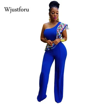 Wjustforu 2017 Fashion Off One Shoulder Elegant Floral Ruffles Jumpsuits Rompers Womens Jumpsuits Sleeveless Female Overalls
Wjustforu 2017 Fashion Off One Shoulder Elegant Floral Ruffles Jumpsuits Rompers Womens Jumpsuits Sleeveless Female Overalls