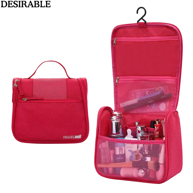 Vogue Women Makeup Storage Bag Solid color Polyester Portable Travel Toiletry Bag Large Capacity Cosmetic Case Hanging Organizer
Vogue Women Makeup Storage Bag Solid color Polyester Portable Travel Toiletry Bag Large Capacity Cosmetic Case Hanging Organizer