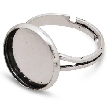 50PCS Adjustable Finger Ring Blanks Silver Plated Finger Ring Base Setting With 10mm Round Bezel-10004602
50PCS Adjustable Finger Ring Blanks Silver Plated Finger Ring Base Setting With 10mm Round Bezel-10004602