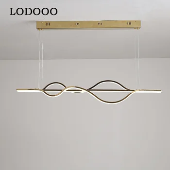 Modern Gold plating LED chandelier lights simple rectangular bar dining room lighting creative meals lamps 2018 New creative de
Modern Gold plating LED chandelier lights simple rectangular bar dining room lighting creative meals lamps 2018 New creative de
