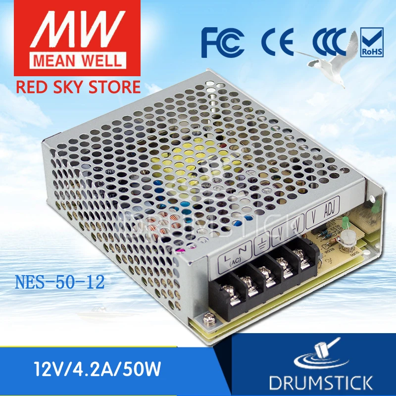 (Only 11.11)MEAN WELL NES-50-12 (5Pcs) 12V 4.2A meanwell NES-50 50.4W Single Output Switching Power Supply
(Only 11.11)MEAN WELL NES-50-12 (5Pcs) 12V 4.2A meanwell NES-50 50.4W Single Output Switching Power Supply