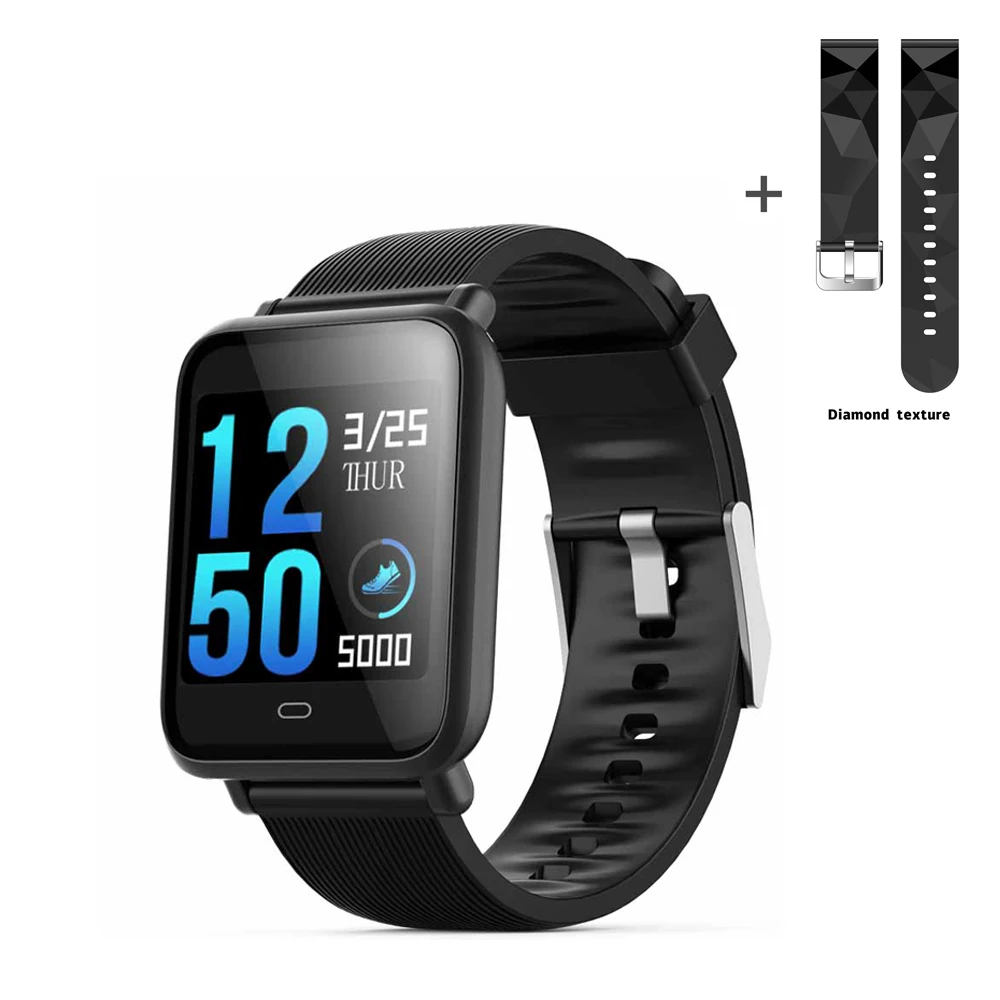 Q9 Heart Rate Monitor Smart Watch Blood Pressure Ip67 Waterproof Multi Sports Mode Fitness Tracker Watch Men Women Smartwatch
Q9 Heart Rate Monitor Smart Watch Blood Pressure Ip67 Waterproof Multi Sports Mode Fitness Tracker Watch Men Women Smartwatch
