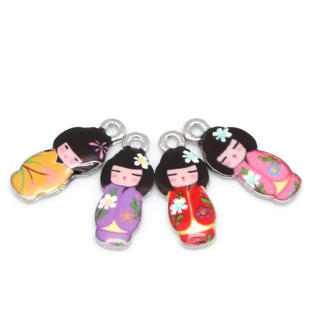 Chinese Style Enamel Charms ,Silver Tone Enamel Matryoshk Russian Doll Charms Pendants 8x21mm Jewelry Accessories New
Chinese Style Enamel Charms ,Silver Tone Enamel Matryoshk Russian Doll Charms Pendants 8x21mm Jewelry Accessories New