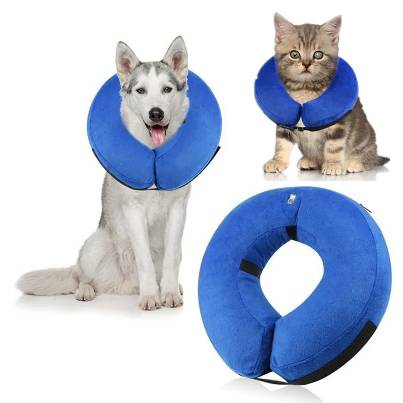 Inflatable Pet Supplies Cat Dog Recovery Wound Healing Protective Collar Anti-bite PVC Comfortable E-Collar With Zipper
Inflatable Pet Supplies Cat Dog Recovery Wound Healing Protective Collar Anti-bite PVC Comfortable E-Collar With Zipper