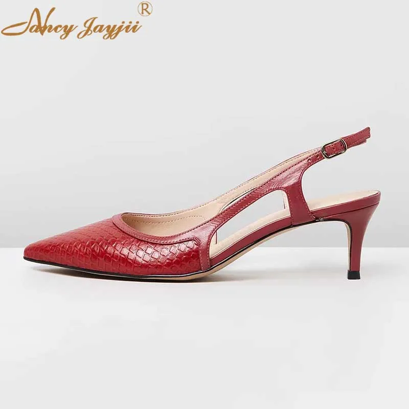 Red Black Snake Pattern Slingbacks 2-3 Inch Kitten Heels Solid Patent Leather Pointed Toe Spring Party Fashion Women Shoes 2019
Red Black Snake Pattern Slingbacks 2-3 Inch Kitten Heels Solid Patent Leather Pointed Toe Spring Party Fashion Women Shoes 2019