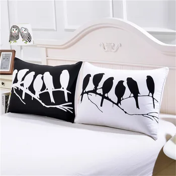 white black Pillowcase 2pcs/lot printing 50*90cm pillowcase envelope bed pillowcover bird bohemia pillowslip Microfiber home bed
white black Pillowcase 2pcs/lot printing 50*90cm pillowcase envelope bed pillowcover bird bohemia pillowslip Microfiber home bed