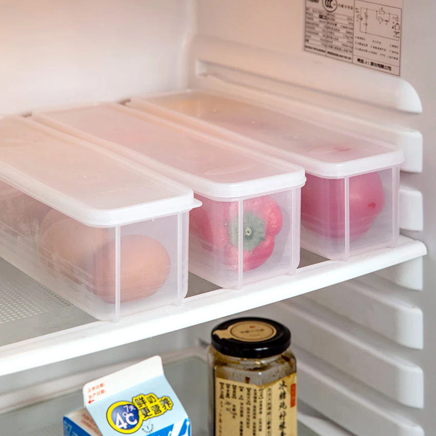 Sealed Storage Box Rectangle Transparent Spaghetti Container With Lid Fresh Food Egg Fish Crisper Refrigerator Chopsticks Case
Sealed Storage Box Rectangle Transparent Spaghetti Container With Lid Fresh Food Egg Fish Crisper Refrigerator Chopsticks Case