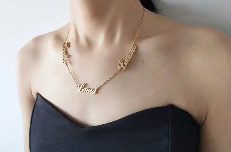 Custom Three or Four Name Family Necklaces Personalized Nameplate Jewelry Stainless Steel Best Friend Name Necklace bff Gifts
Custom Three or Four Name Family Necklaces Personalized Nameplate Jewelry Stainless Steel Best Friend Name Necklace bff Gifts