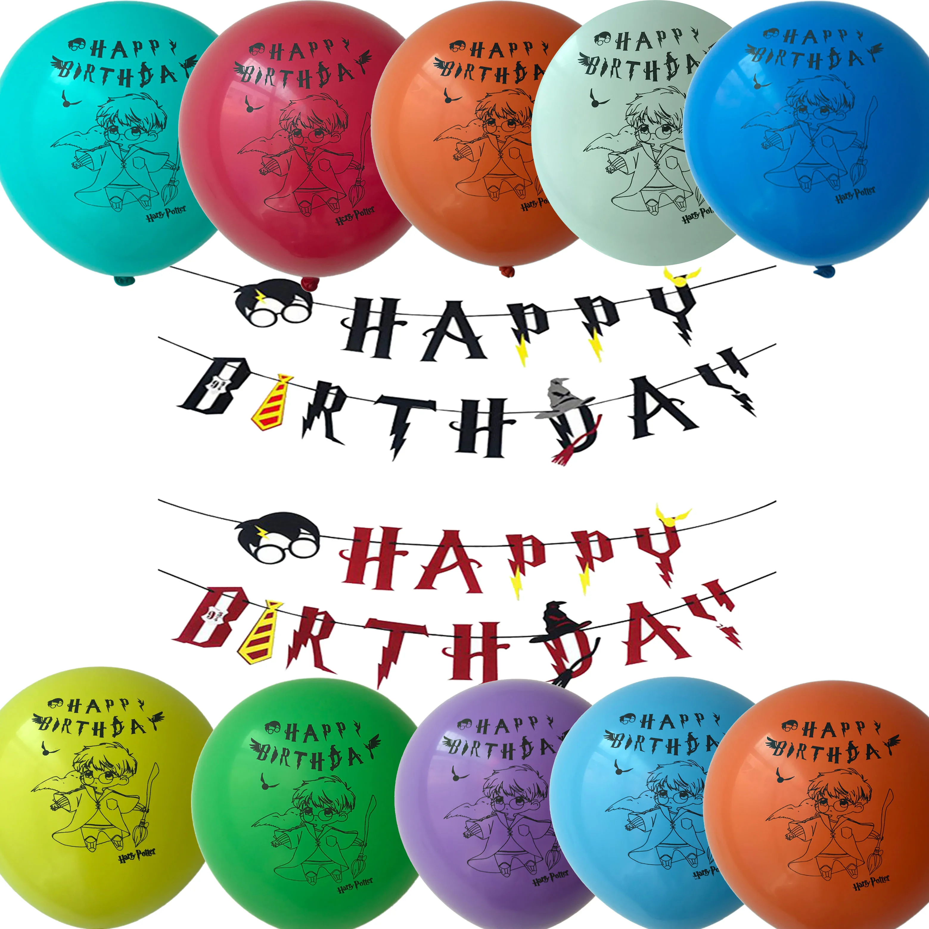 Harry Happy Birthday Balloons Latex Helium Ball Birthday Lightning Black Red Banner Black Red Party Decoration Kids Gift Globos
Harry Happy Birthday Balloons Latex Helium Ball Birthday Lightning Black Red Banner Black Red Party Decoration Kids Gift Globos