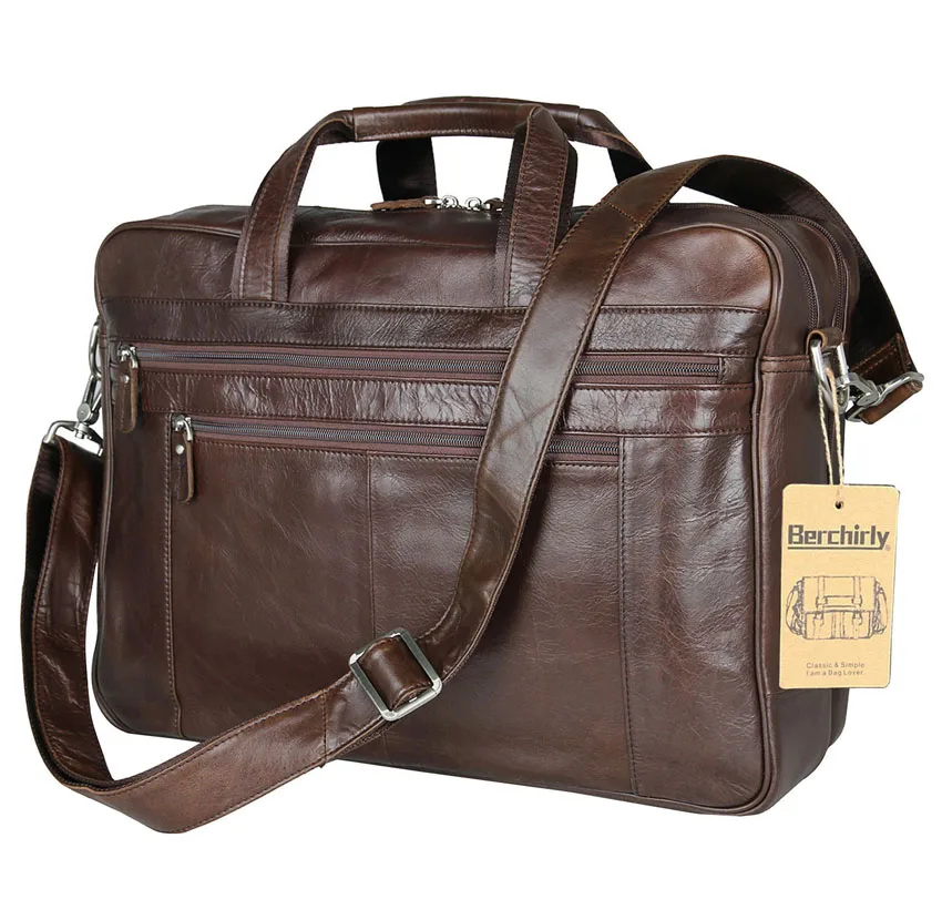 Luxury Genuine Leather Men's Briefcase Brown Black Messenger Bags Large Capacity Business Men Travel Bags 17" Laptop Handbags
Luxury Genuine Leather Men's Briefcase Brown Black Messenger Bags Large Capacity Business Men Travel Bags 17" Laptop Handbags