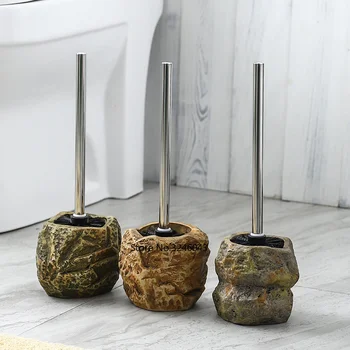 Retro simulation stone toilet brush set Creative bathroom cleaning products Ceramic long handle free punching toilet brush
Retro simulation stone toilet brush set Creative bathroom cleaning products Ceramic long handle free punching toilet brush