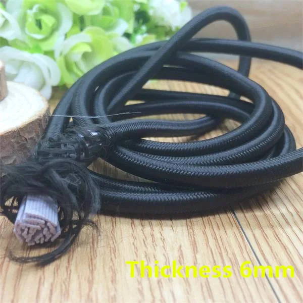 Free shipping 6mm thick 10 meters Black color DIY handmade materials round elastic rope rubber band diameter 6mm
Free shipping 6mm thick 10 meters Black color DIY handmade materials round elastic rope rubber band diameter 6mm