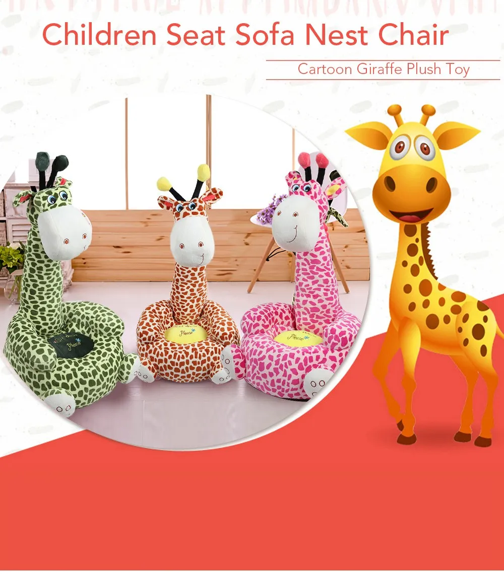 giraffe plush chair