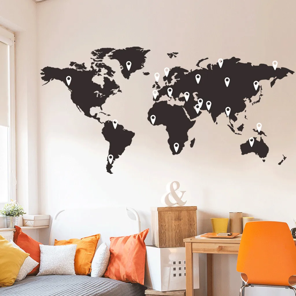 49x120cm Wall Sticker World Map for Living Room Decoration Stickers Bedroom Office Classroom Culture Decor Wallstickers l0624
49x120cm Wall Sticker World Map for Living Room Decoration Stickers Bedroom Office Classroom Culture Decor Wallstickers l0624