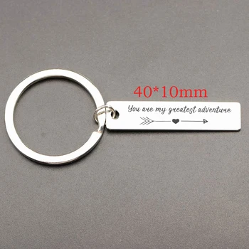 You Are My Greatest Adventure Hand Stamped Keychain Baby Shower Gift Stainless Steel Charm Key Fobs Trendy Jewelry
You Are My Greatest Adventure Hand Stamped Keychain Baby Shower Gift Stainless Steel Charm Key Fobs Trendy Jewelry