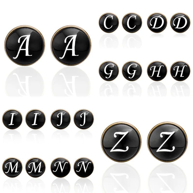 Free Shipping Classic Letter A-Z Cufflinks Copper Round Cufflinks Fashion Cufflinks Men's Business Cufflinks Exquisite Gift
Free Shipping Classic Letter A-Z Cufflinks Copper Round Cufflinks Fashion Cufflinks Men's Business Cufflinks Exquisite Gift