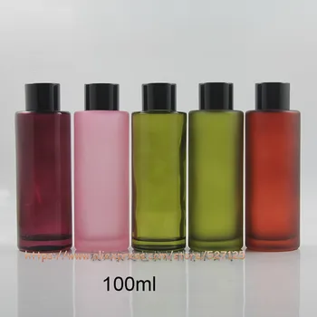 100ml Many colors glass bottle with black aluminum lid and reducer.lotion/hand wash/Shampoo/moisturizer/facial water container
100ml Many colors glass bottle with black aluminum lid and reducer.lotion/hand wash/Shampoo/moisturizer/facial water container