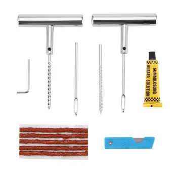 Onever 12 PC Car Van Motorcycle Bike Tire Repair Tools Emergency Heavy Duty Tubeless Puncture Tire Kit Auto Tire Repair Kit
Onever 12 PC Car Van Motorcycle Bike Tire Repair Tools Emergency Heavy Duty Tubeless Puncture Tire Kit Auto Tire Repair Kit