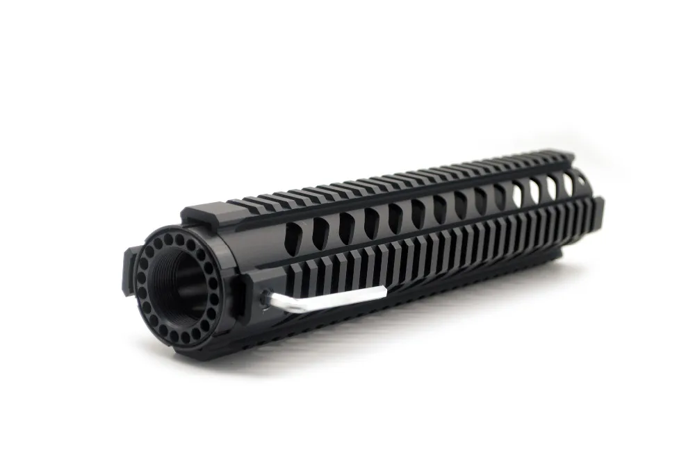 Black T-Series 12'' Inch Free Float Quad Rail Handguard For AR15 and M16 of Gun Accessories
Black T-Series 12'' Inch Free Float Quad Rail Handguard For AR15 and M16 of Gun Accessories