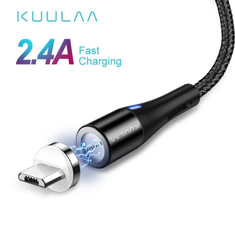 KUULAA Magnetic Cable Micro USB 2.4A Fast Charging Adapter For XiaoMi Redmi Note 5 Phone Charger Magnet MicroUSB Charge USB Cord
KUULAA Magnetic Cable Micro USB 2.4A Fast Charging Adapter For XiaoMi Redmi Note 5 Phone Charger Magnet MicroUSB Charge USB Cord