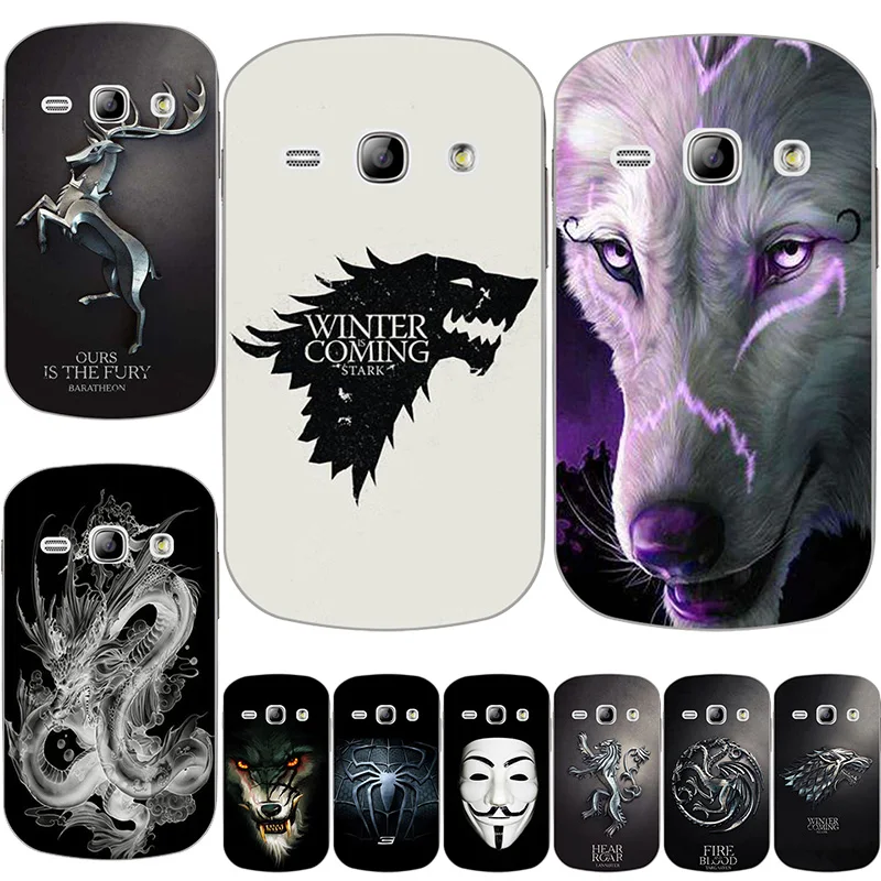 

Printed Phone Case for Samsung Galaxy Fame S6810 GT-S6810 S6812 S6818 S6810P 3.5 inch Original Back Cover Shell Hard Coque Capa