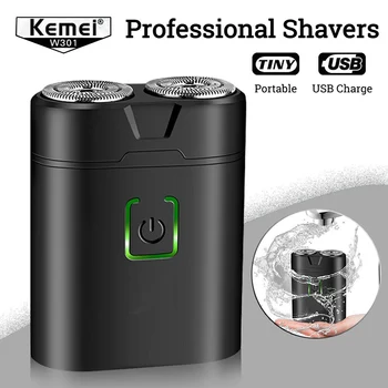 Kemei Mini Waterproof Electric Shavers Machine Double Blade USB Rechargeable Beard Razor for Man
Kemei Mini Waterproof Electric Shavers Machine Double Blade USB Rechargeable Beard Razor for Man