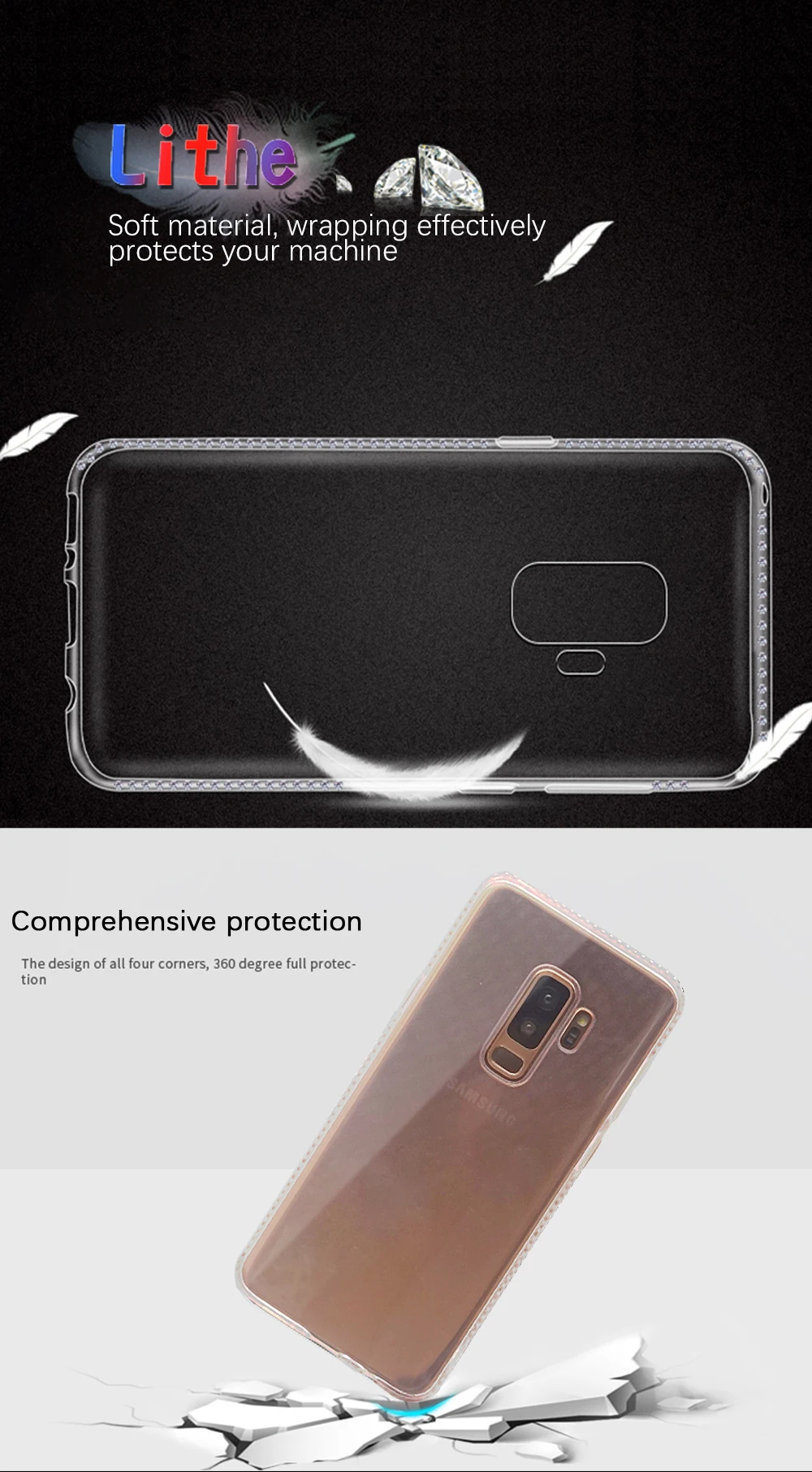Portefeuille For Samsung S9 Plus Case Glitter S8 S7 edge S6 Note 5 4 A5 2017 A3 A7 J3 2016 J5 J7 Cover Cute Luxury Accessories (5)
