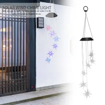Outdoor LED Solar Lamp Waterproof Dragonfly Home Garden Decor Solar Light Solar Powered Color-Changing Wind Chime Light
Outdoor LED Solar Lamp Waterproof Dragonfly Home Garden Decor Solar Light Solar Powered Color-Changing Wind Chime Light
